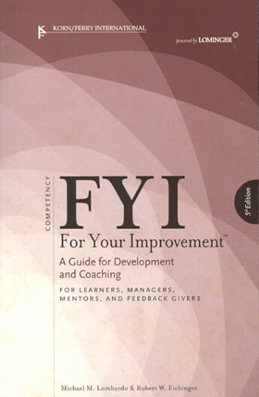 For Your Improvement Coaching Guide